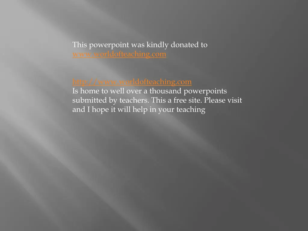 this powerpoint was kindly donated