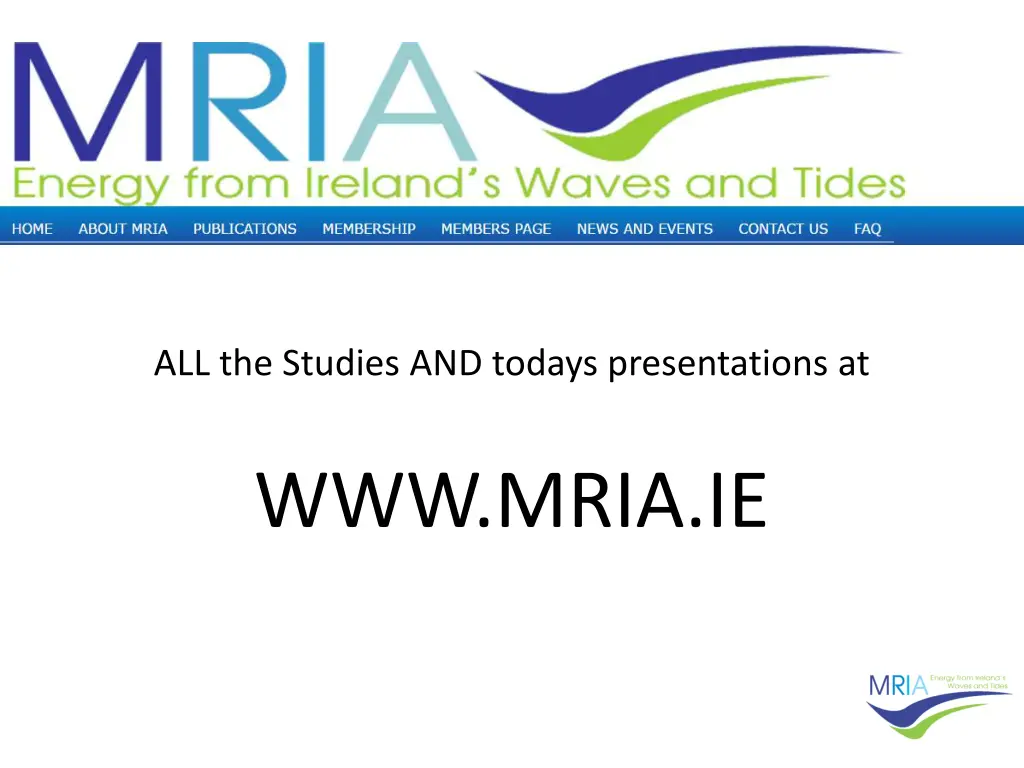 all the studies and todays presentations at
