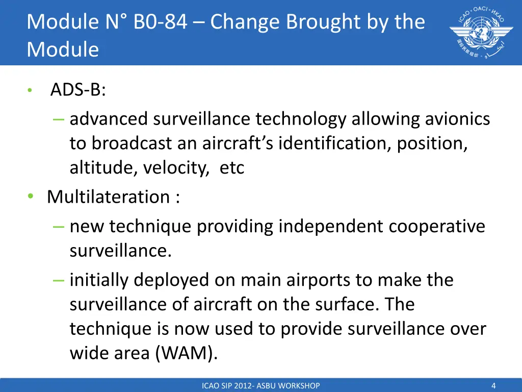 module n b0 84 change brought by the module