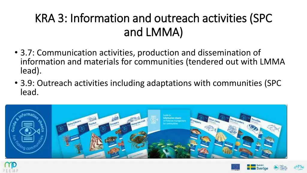 kra 3 information and outreach activities