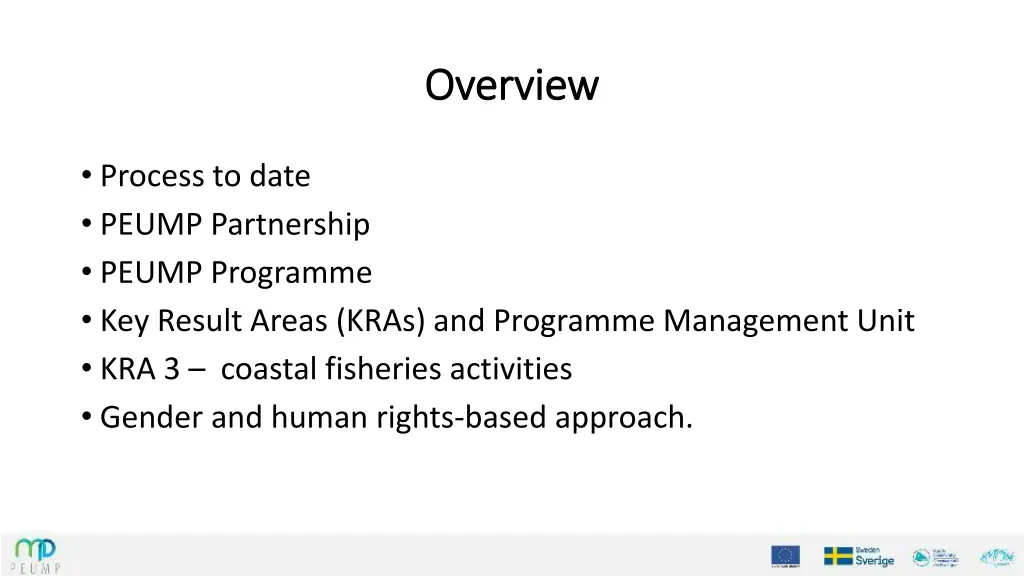 overview overview