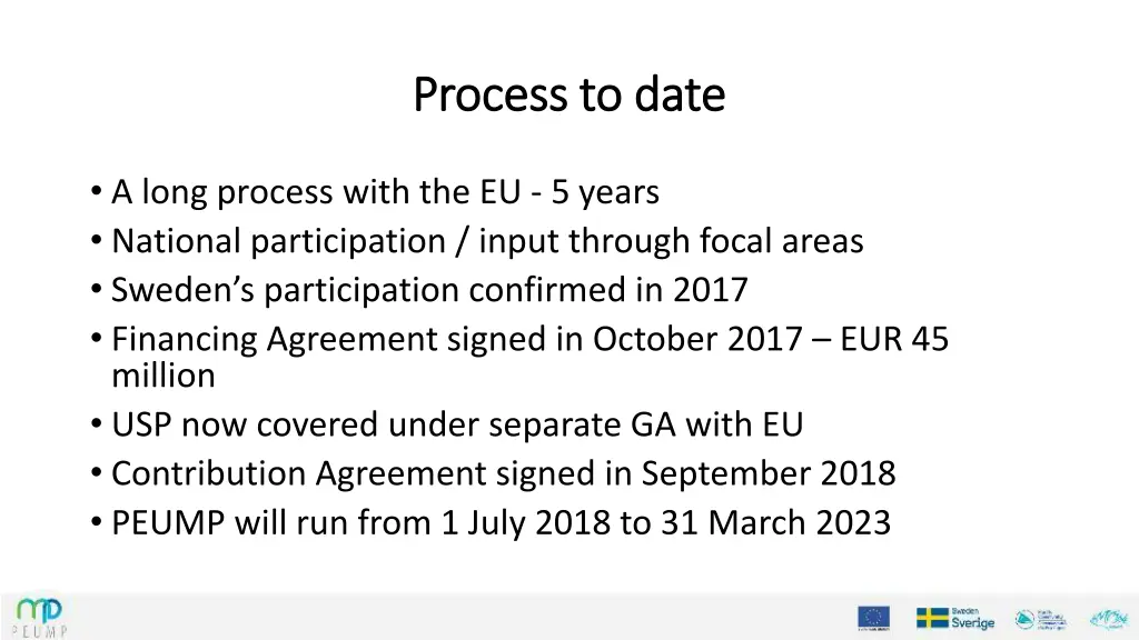 process to date process to date