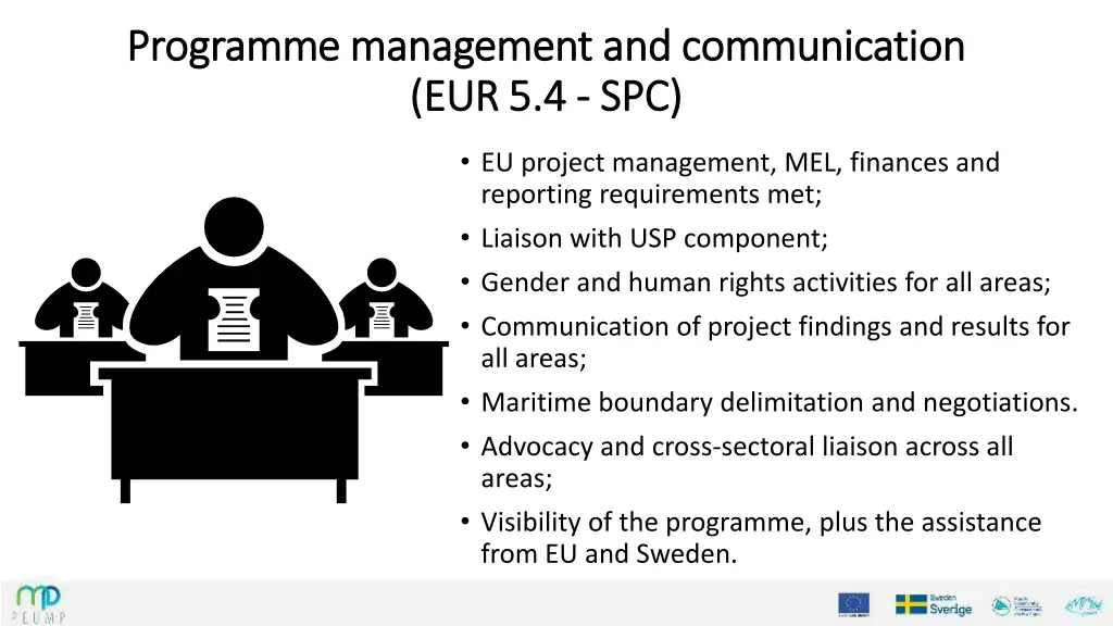 programme programmemanagement and communication