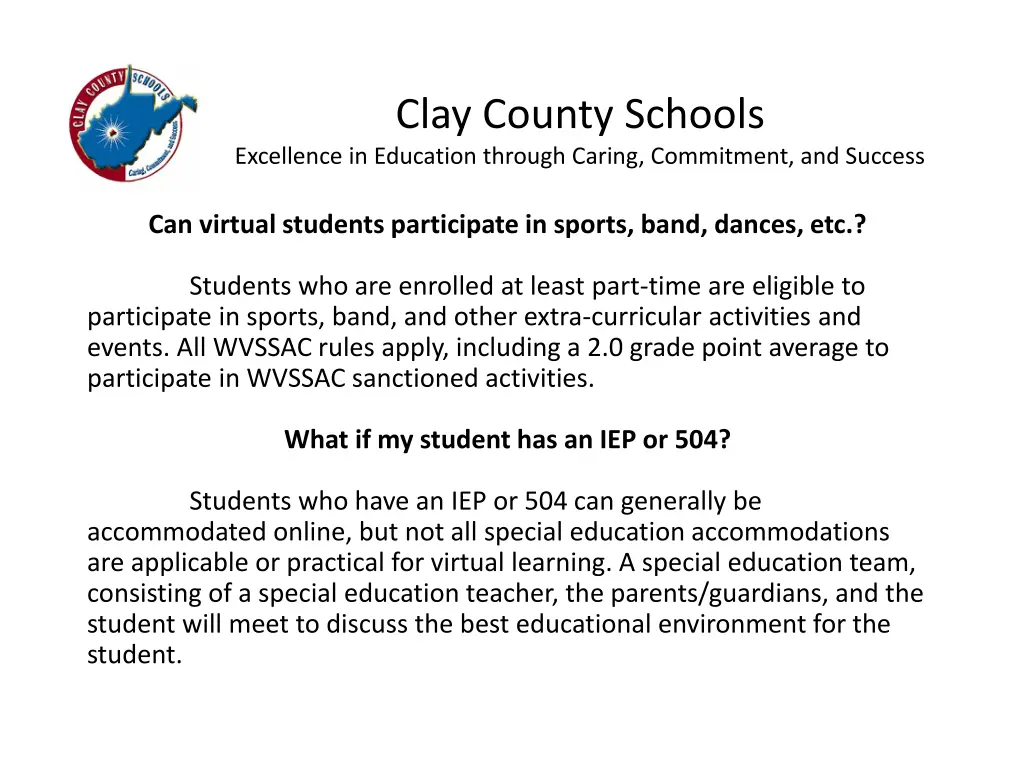 clay county schools excellence in education 5