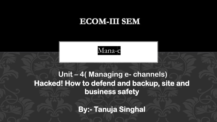 ecom iii sem