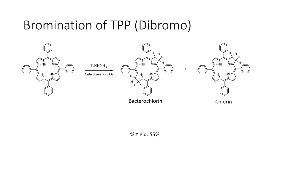 bromination of tpp dibromo