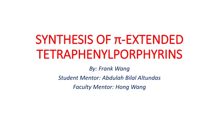 synthesis of synthesis of extended