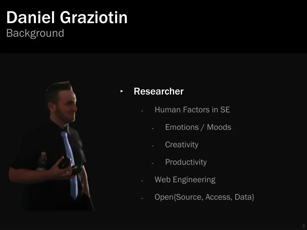 daniel graziotin background