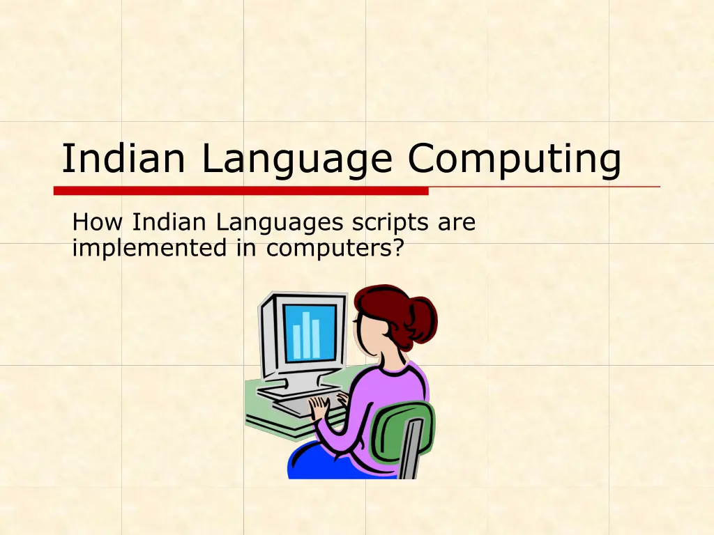 indian language computing