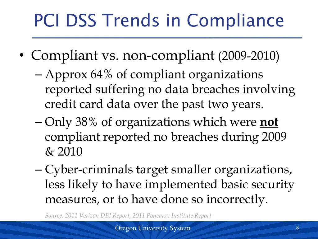 pci dss trends in compliance