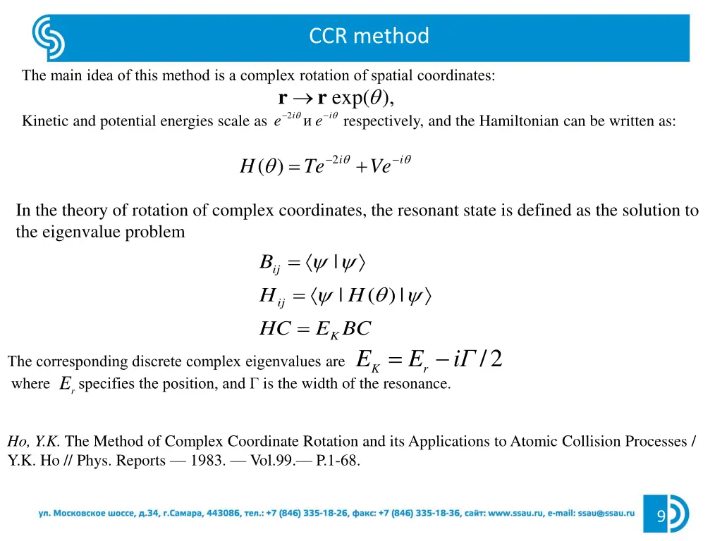 ccr method