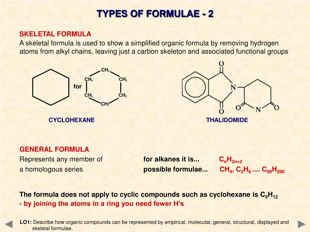 types of formulae 2