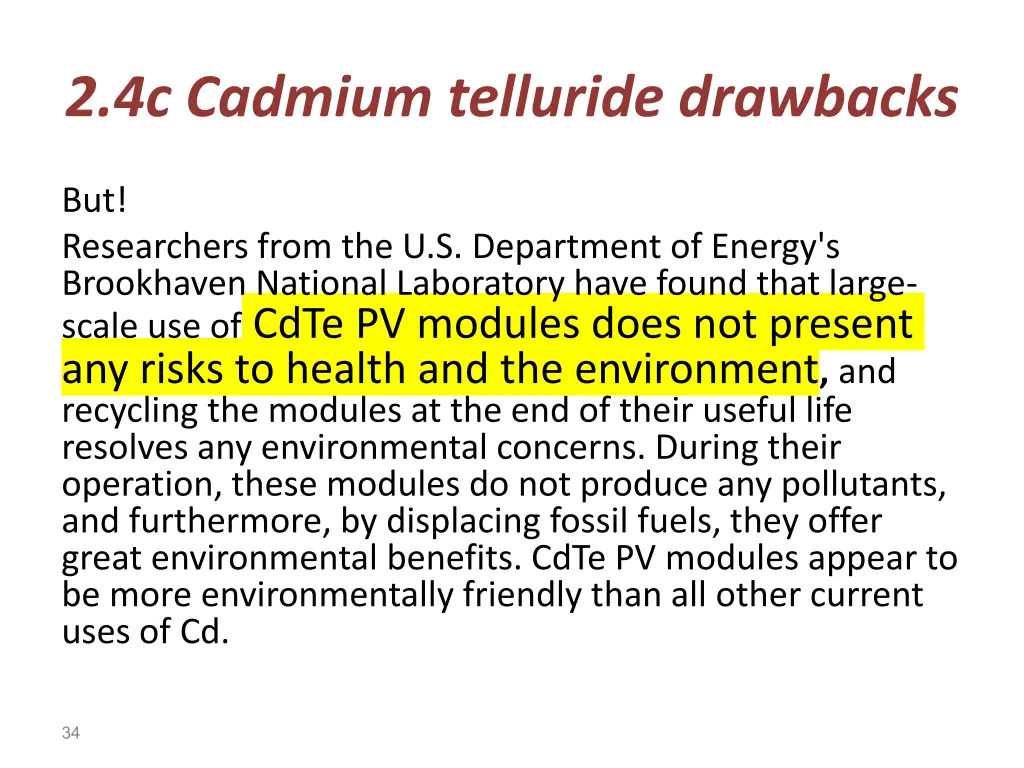 2 4c cadmium telluride drawbacks 2