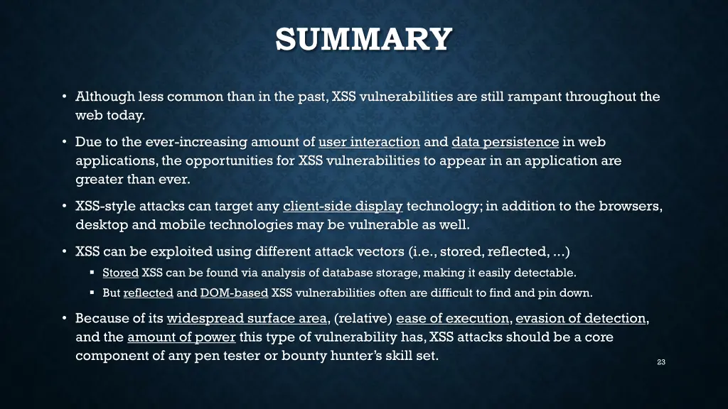 summary