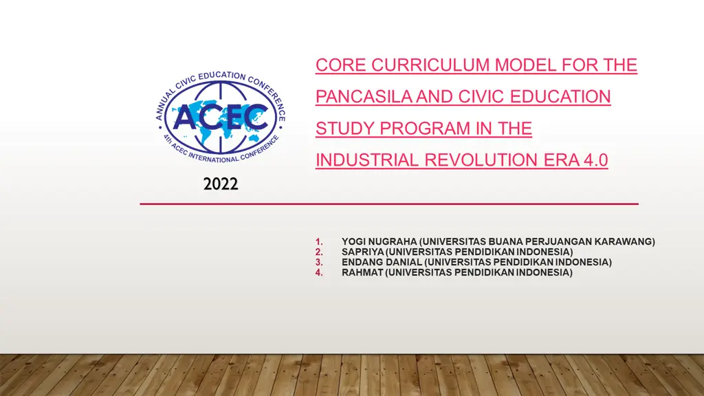 core curriculum model for the