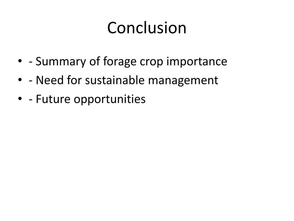 conclusion