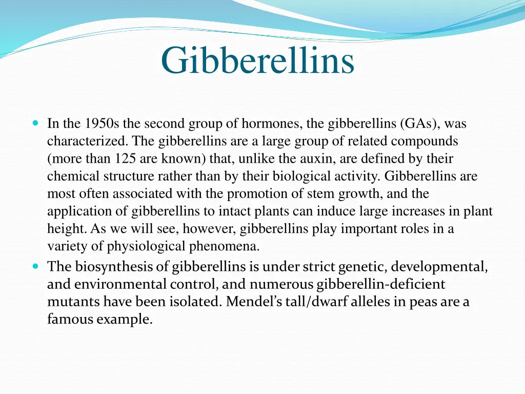 gibberellins