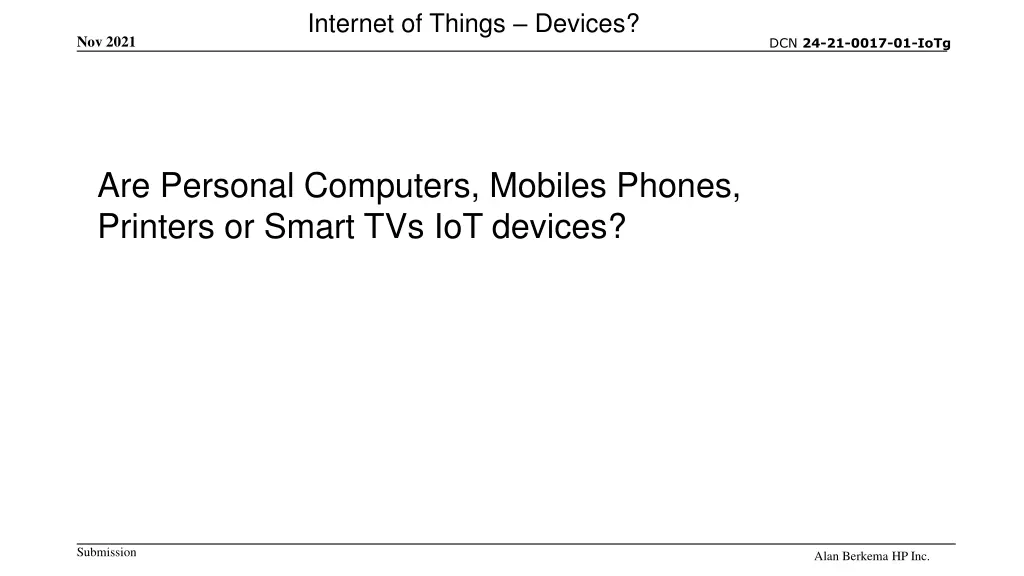 internet of things devices