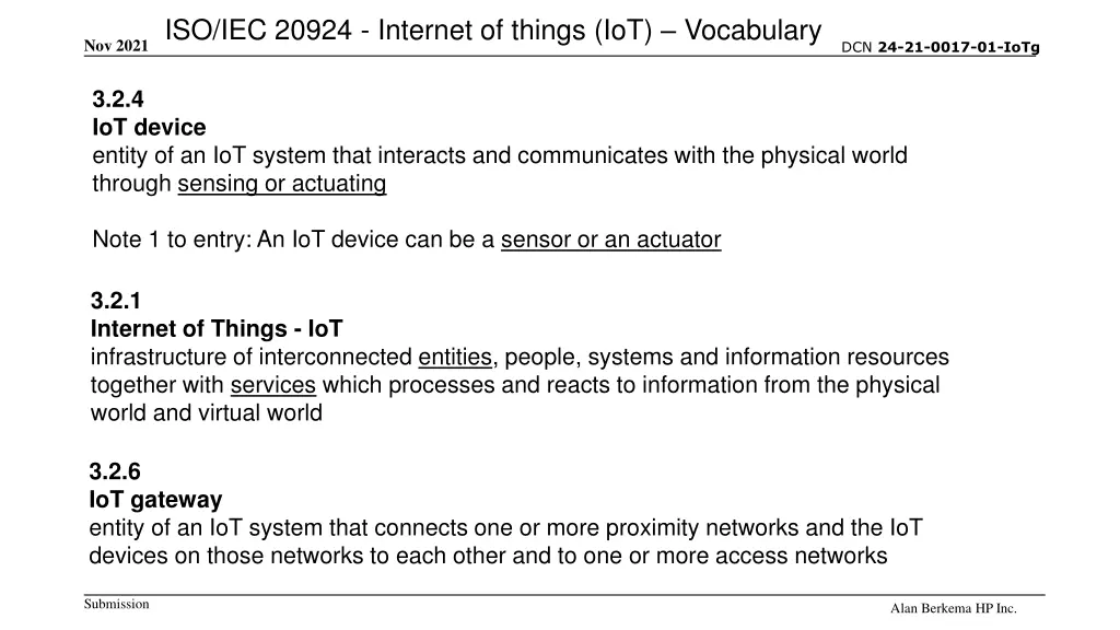 iso iec 20924 internet of things iot vocabulary