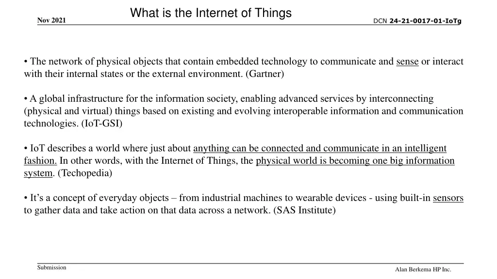 what is the internet of things