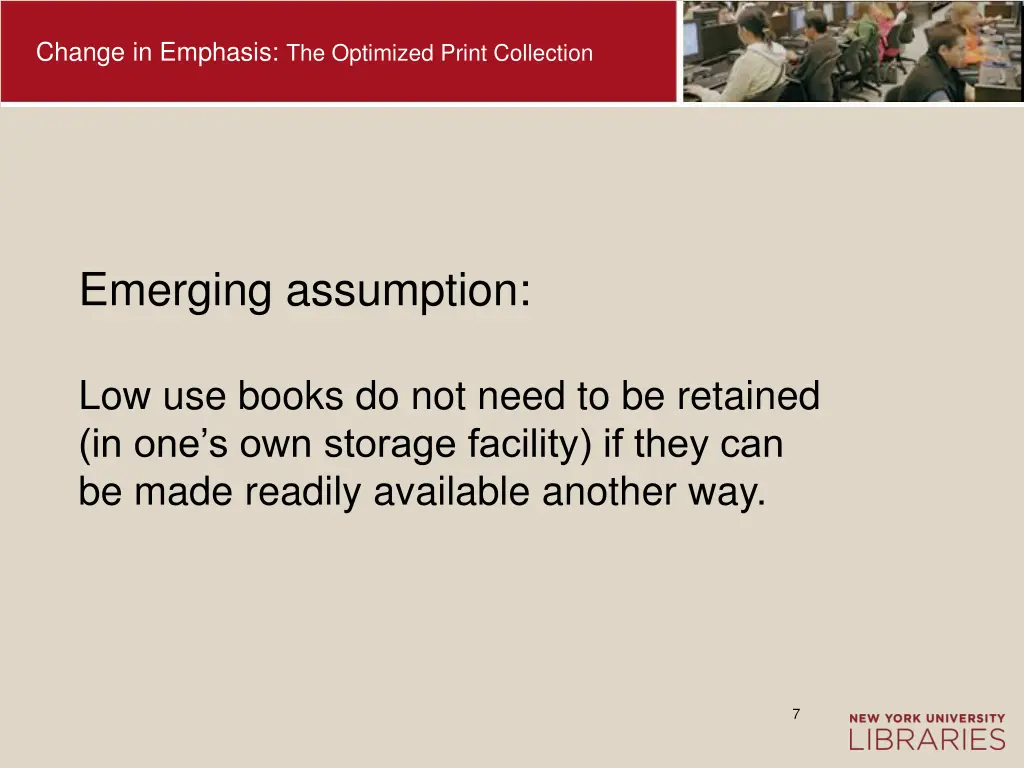 change in emphasis the optimized print collection 3