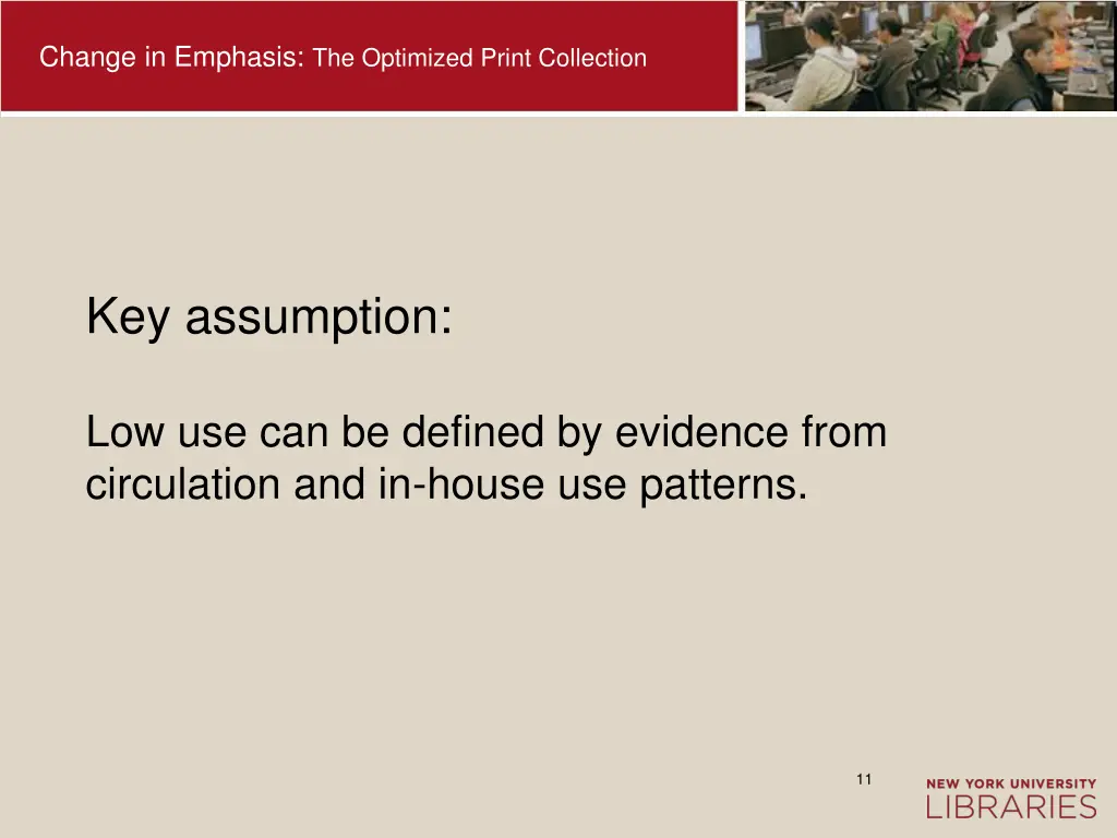 change in emphasis the optimized print collection 7