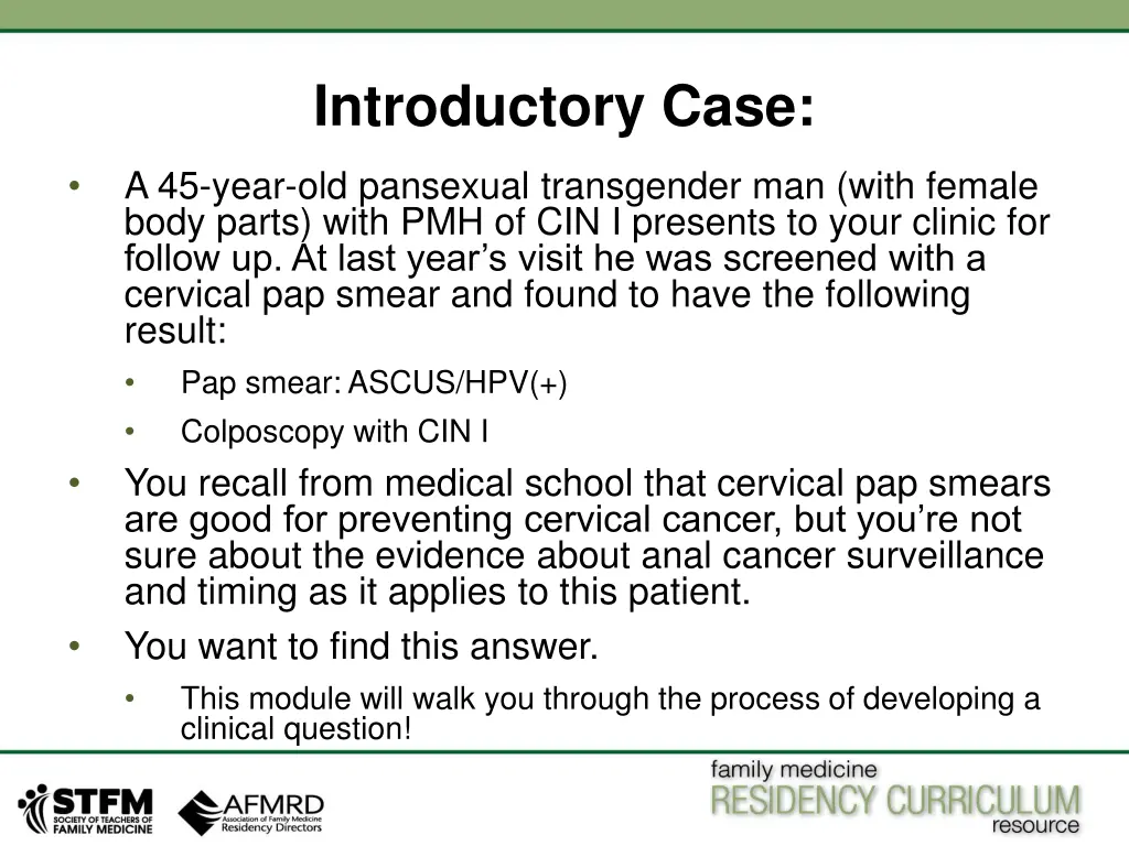 introductory case