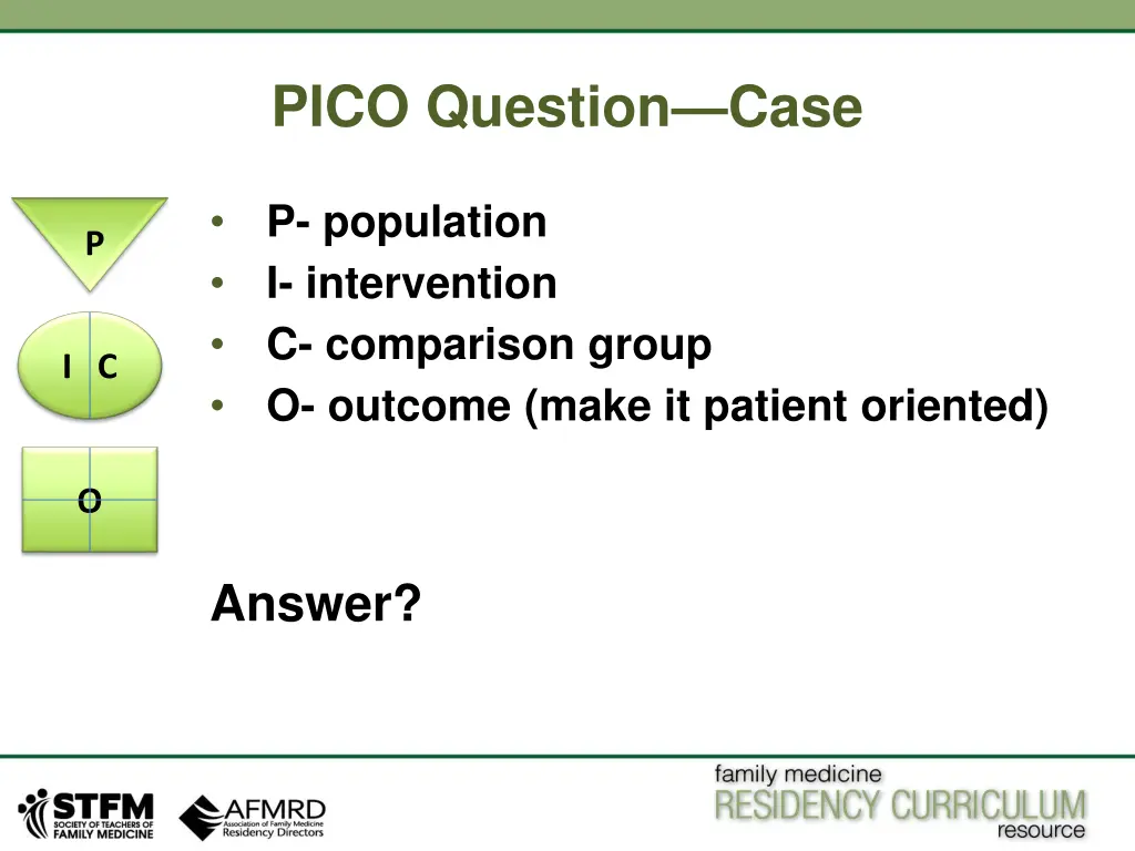 pico question case