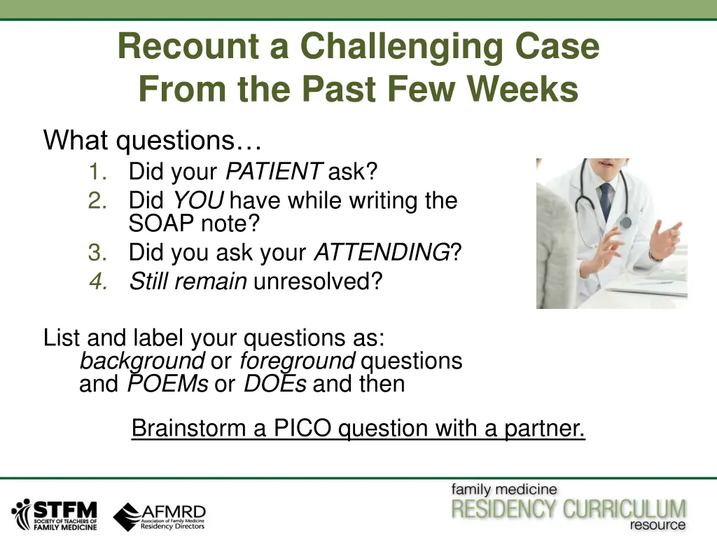 recount a challenging case from the past few weeks