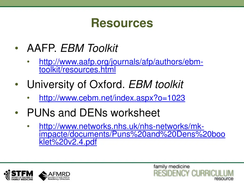 resources