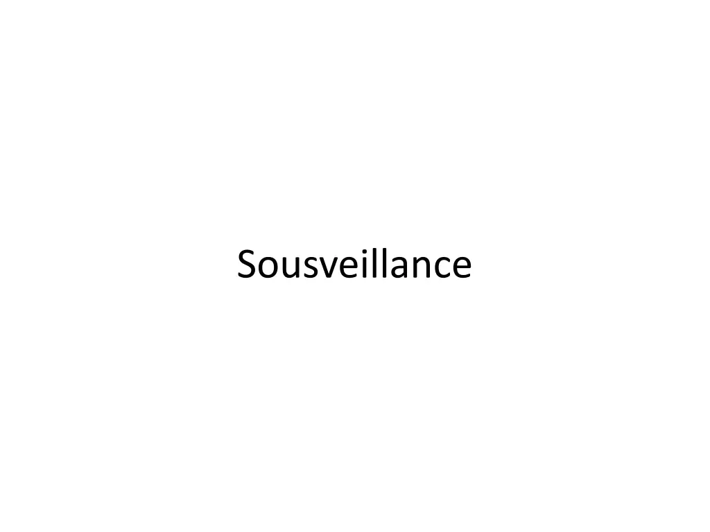 sousveillance