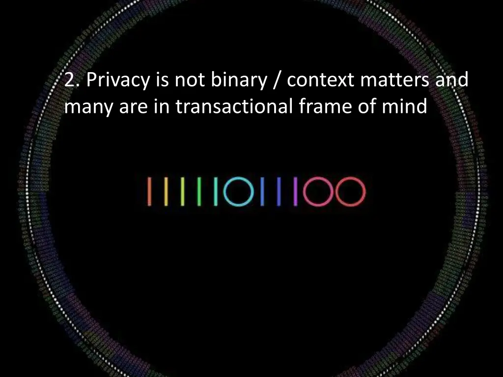 2 privacy is not binary context matters and many