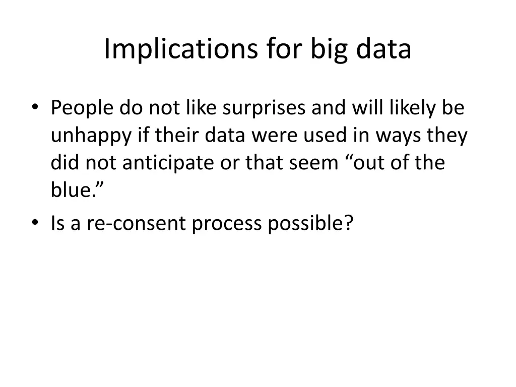 implications for big data 3