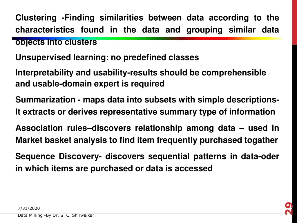 clustering finding similarities between data
