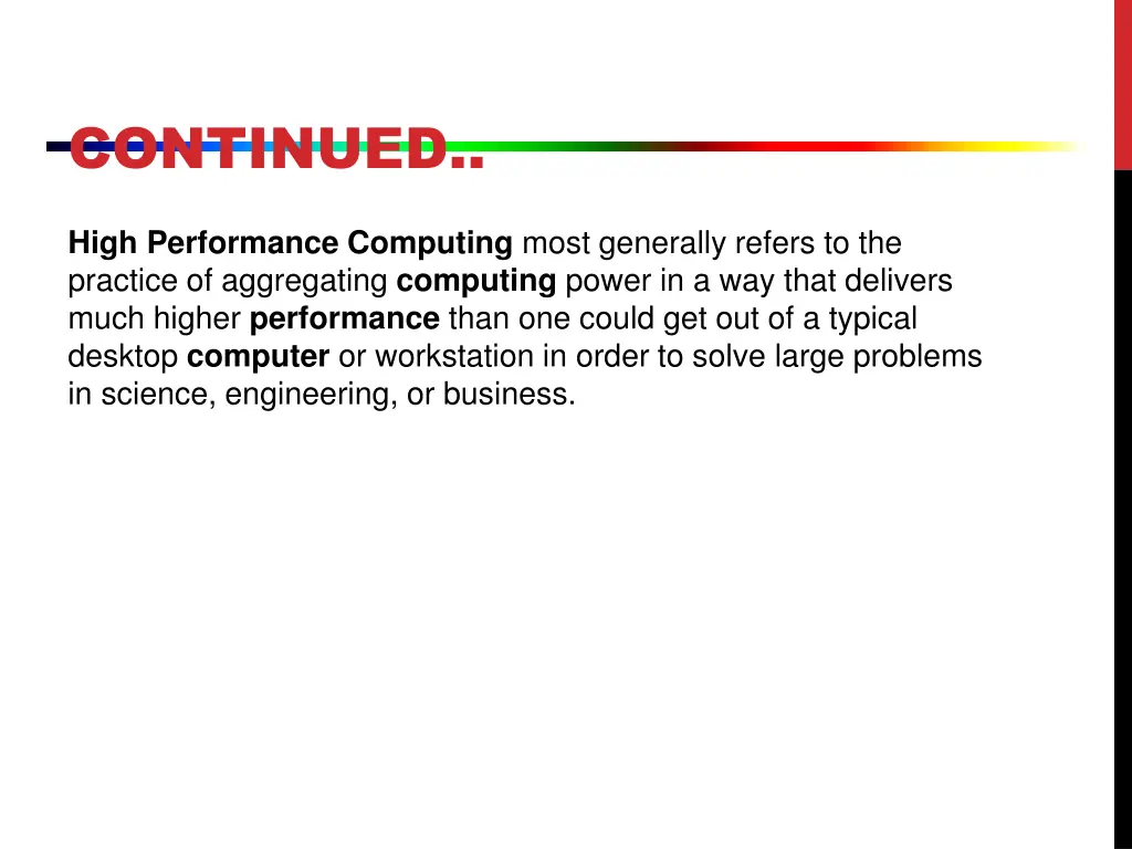 continued 1