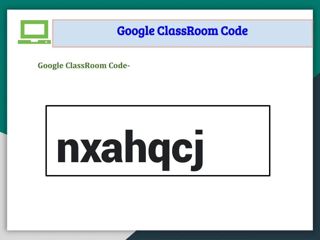 google classroom code google classroom code