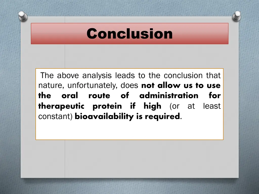 conclusion