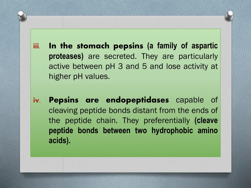 in the stomach pepsins a family of aspartic