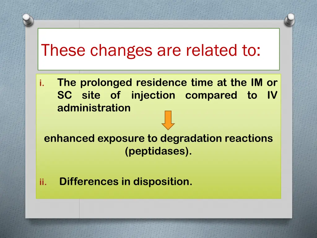 these changes are related to