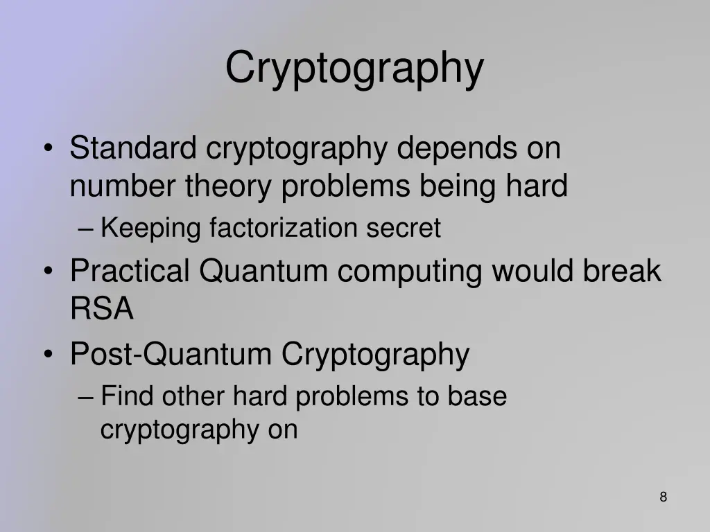 cryptography