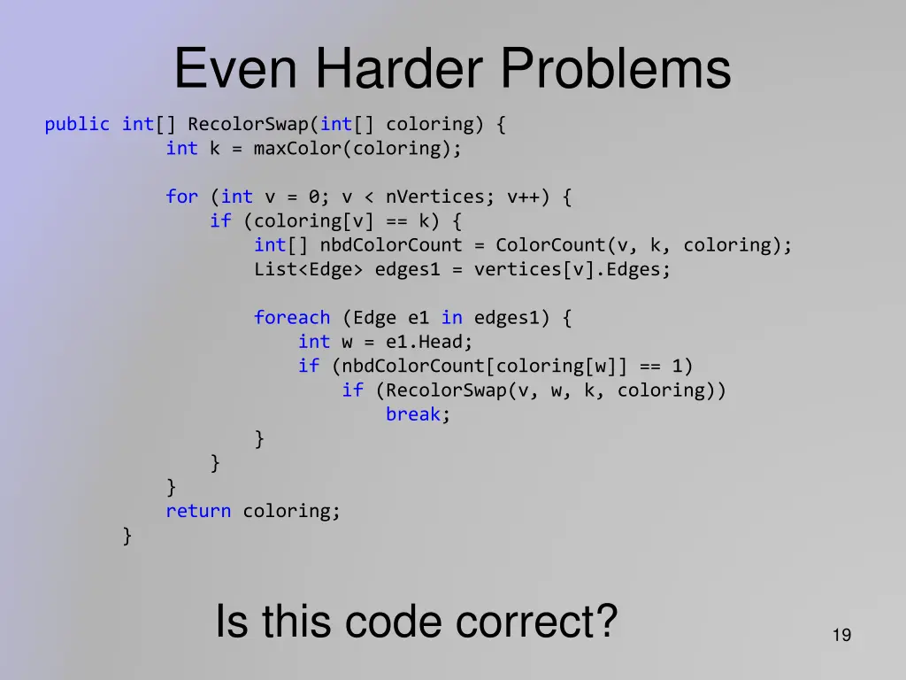 even harder problems