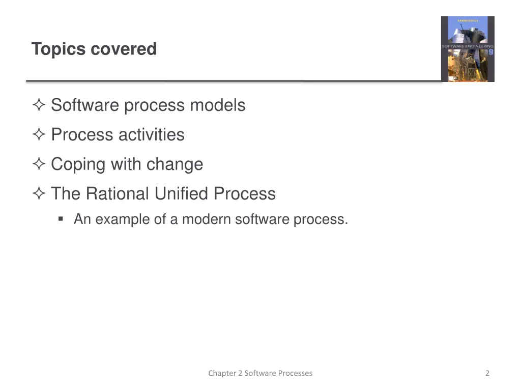 topics covered