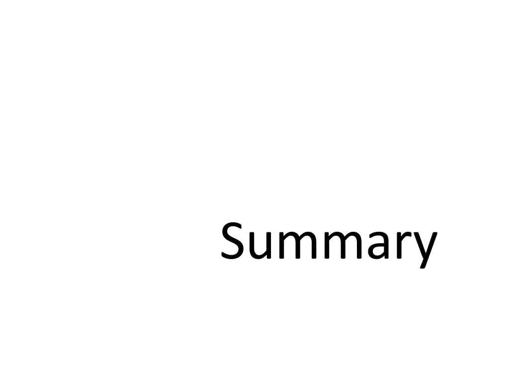 summary