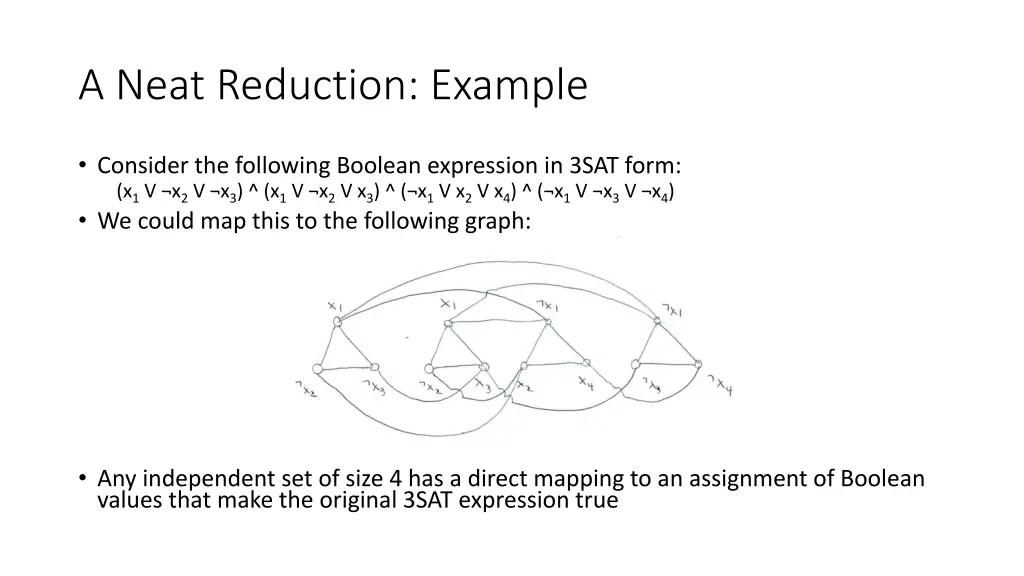 a neat reduction example