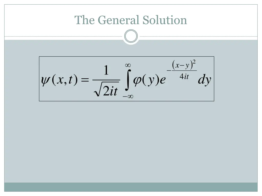 the general solution