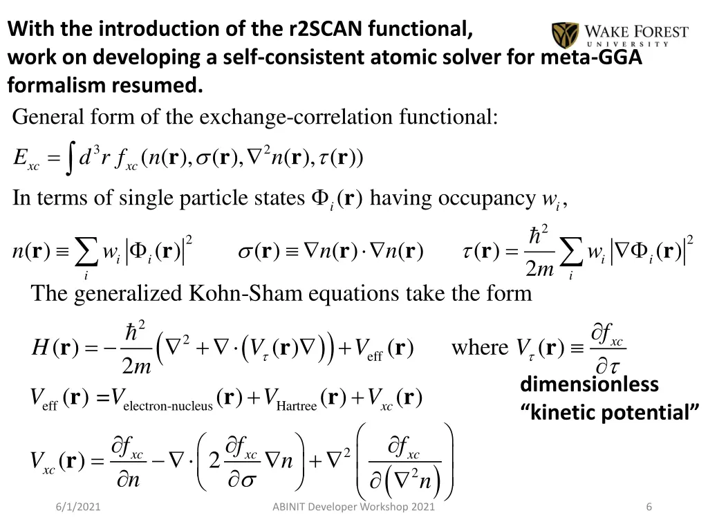 with the introduction of the r2scan functional