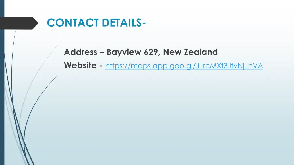 contact details