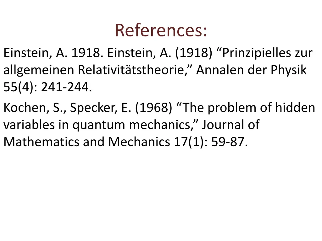 references