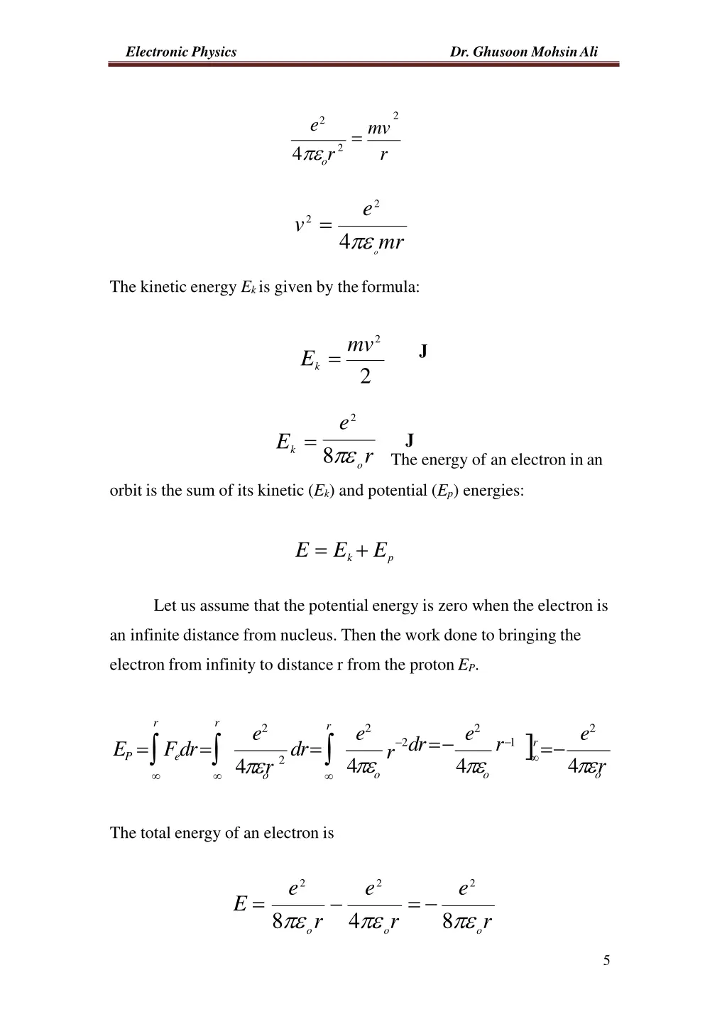 electronic physics 2