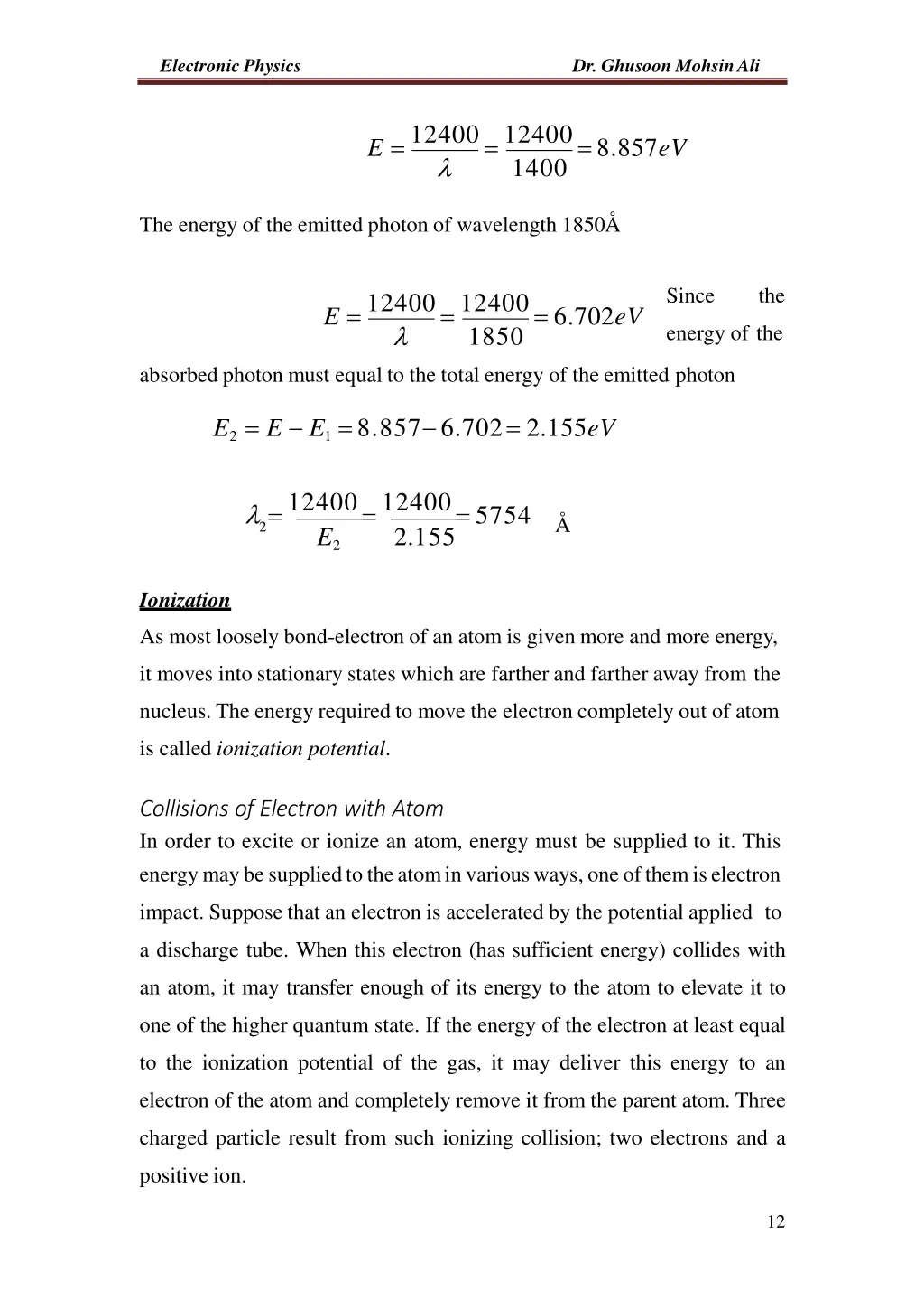 electronic physics 9